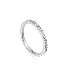 ANILLO PLATA DE LEY BAÑO RODIO CIRC SRA JWLS