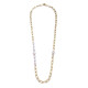 COLLAR ACERO IP DORADO Y PERLAS NAT SRA FN