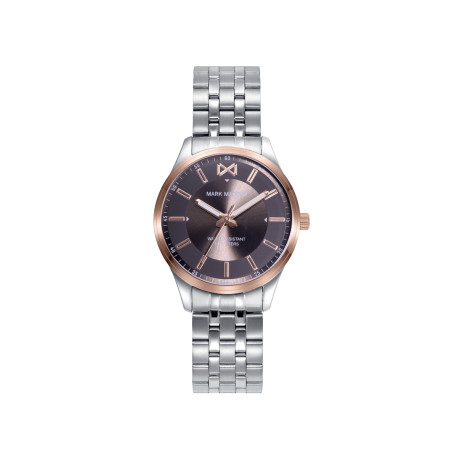 RELOJ ACERO IP ROSA BRAZALETE SRA MM