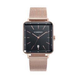 RELOJ ACERO IP ROSA BRAZALETE SR VA