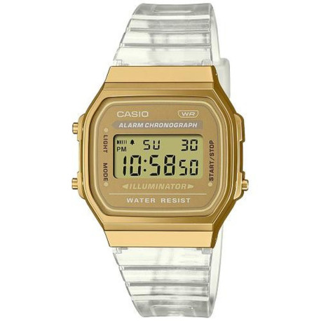 RELOJ DIGITAL DORADO